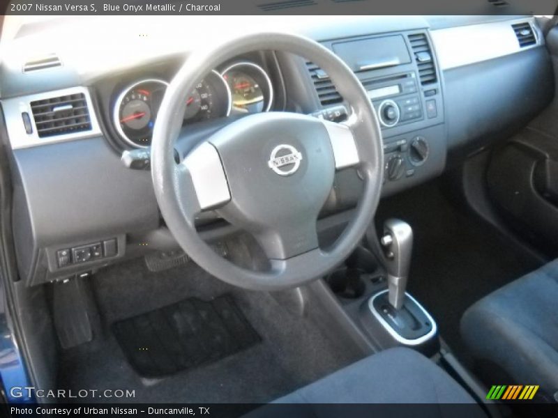 Blue Onyx Metallic / Charcoal 2007 Nissan Versa S