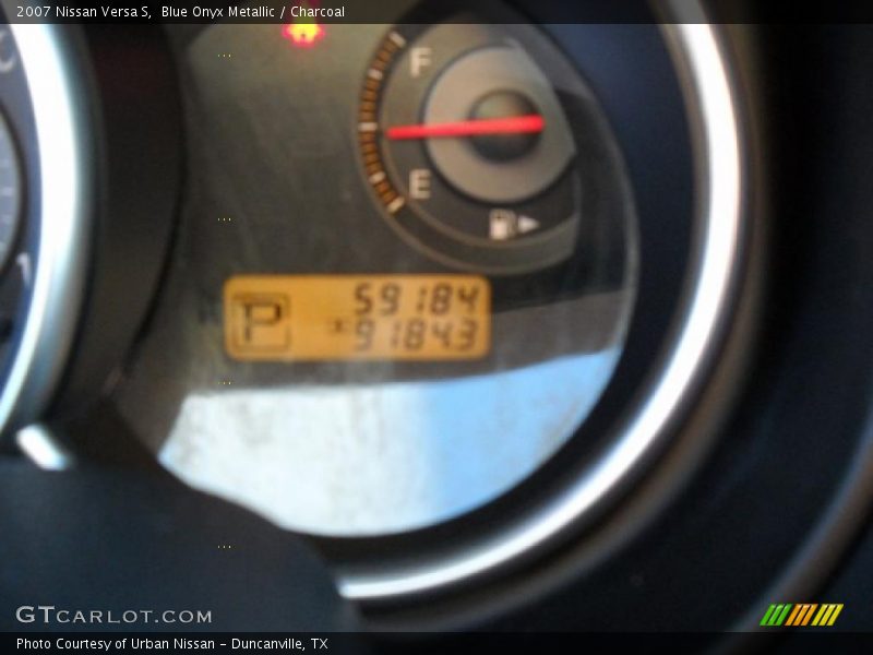 Blue Onyx Metallic / Charcoal 2007 Nissan Versa S