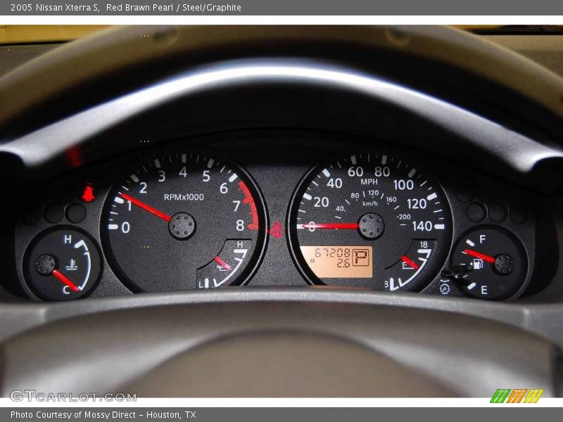 Red Brawn Pearl / Steel/Graphite 2005 Nissan Xterra S