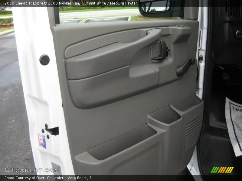 Summit White / Medium Pewter 2010 Chevrolet Express 2500 Moving Van