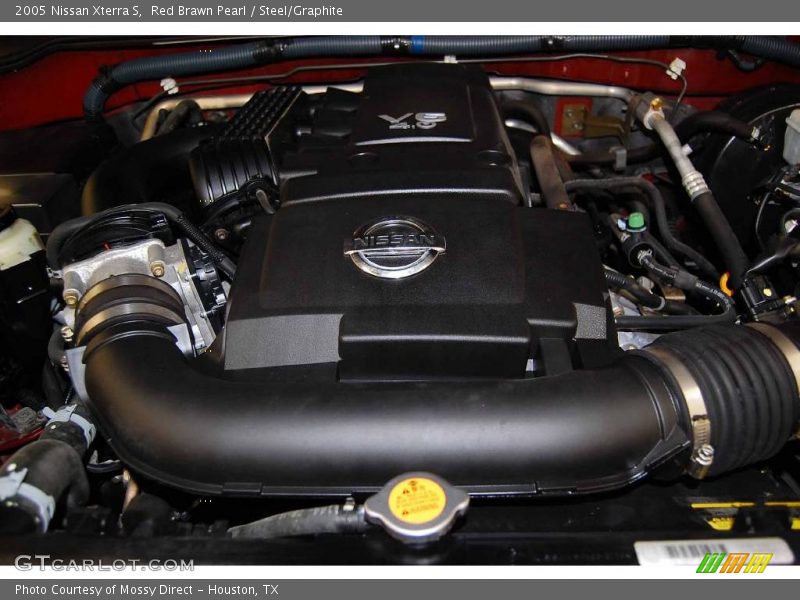 Red Brawn Pearl / Steel/Graphite 2005 Nissan Xterra S