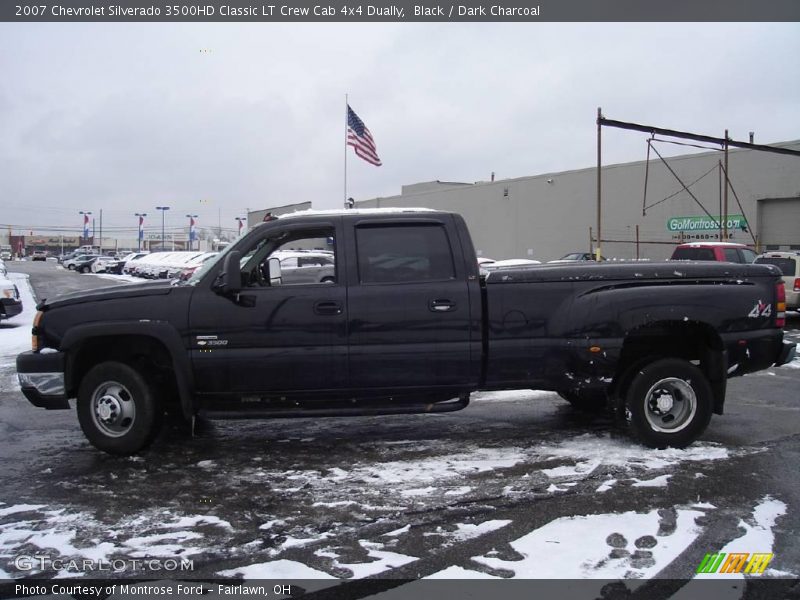 Black / Dark Charcoal 2007 Chevrolet Silverado 3500HD Classic LT Crew Cab 4x4 Dually