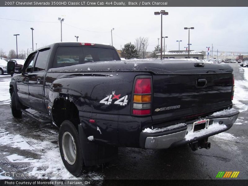 Black / Dark Charcoal 2007 Chevrolet Silverado 3500HD Classic LT Crew Cab 4x4 Dually