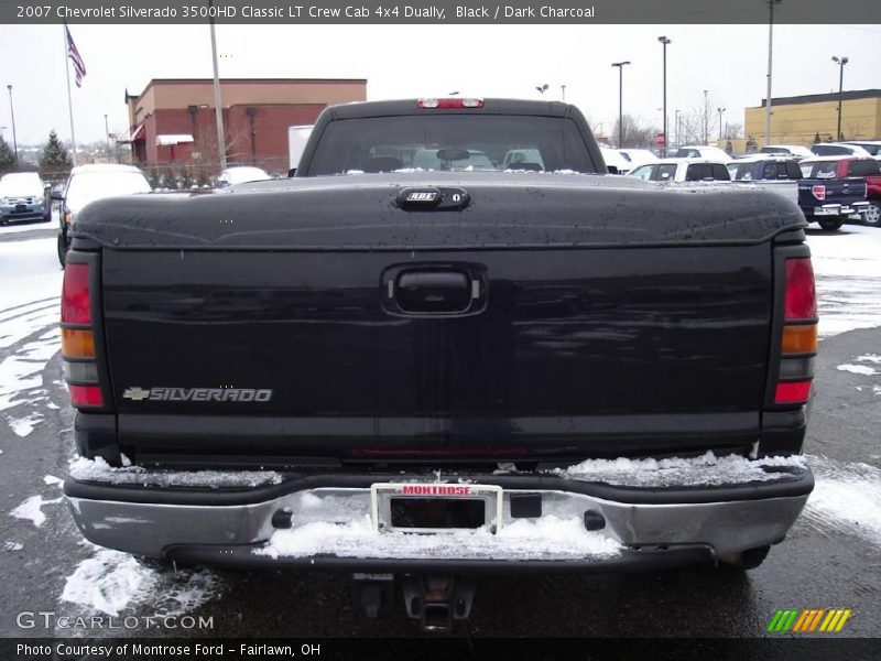 Black / Dark Charcoal 2007 Chevrolet Silverado 3500HD Classic LT Crew Cab 4x4 Dually