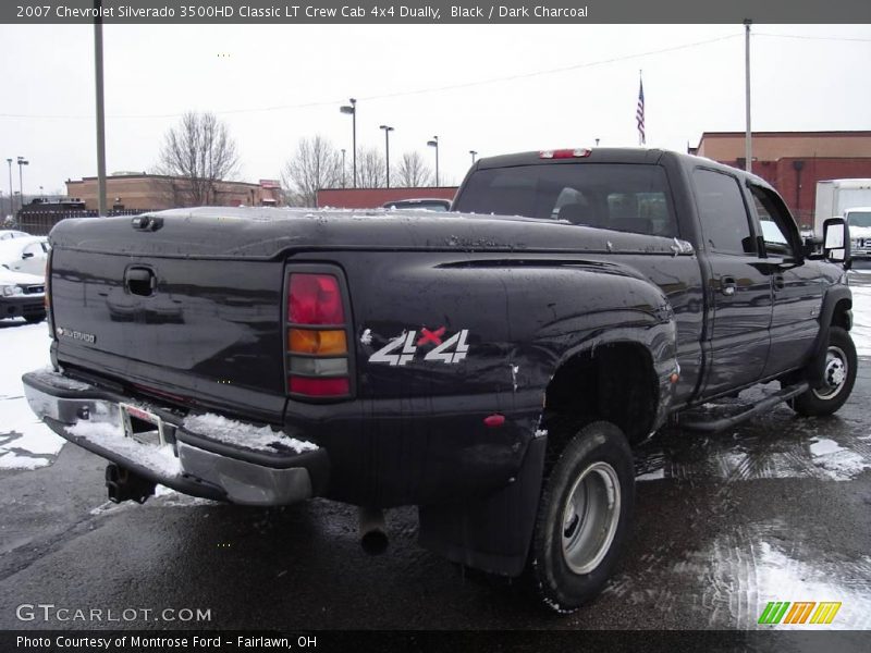 Black / Dark Charcoal 2007 Chevrolet Silverado 3500HD Classic LT Crew Cab 4x4 Dually