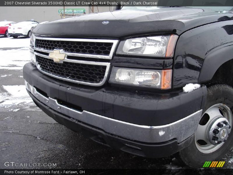 Black / Dark Charcoal 2007 Chevrolet Silverado 3500HD Classic LT Crew Cab 4x4 Dually