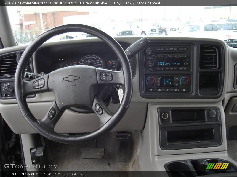 Black / Dark Charcoal 2007 Chevrolet Silverado 3500HD Classic LT Crew Cab 4x4 Dually