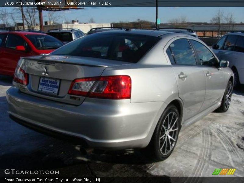 Quick Silver Pearl / Black 2009 Mitsubishi Galant RALLIART