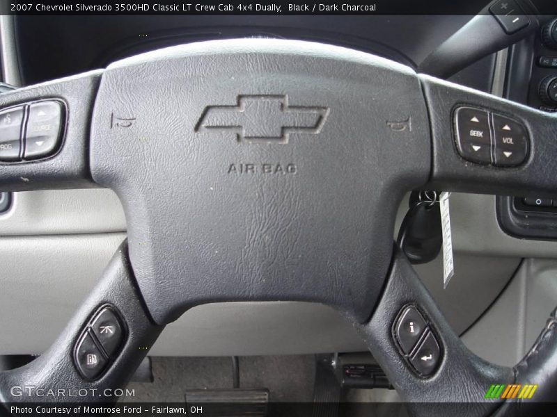 Black / Dark Charcoal 2007 Chevrolet Silverado 3500HD Classic LT Crew Cab 4x4 Dually