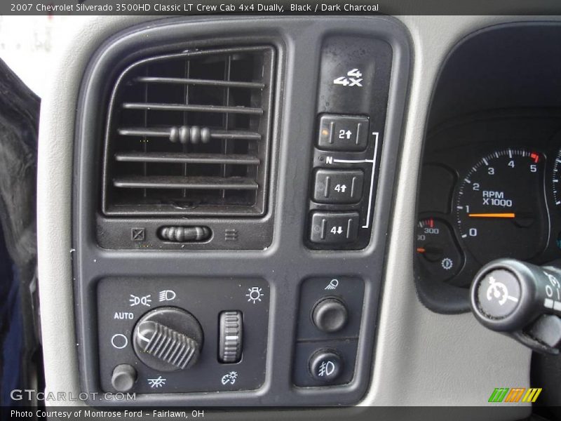 Black / Dark Charcoal 2007 Chevrolet Silverado 3500HD Classic LT Crew Cab 4x4 Dually