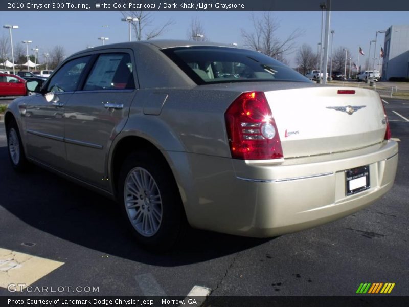White Gold Pearlcoat / Dark Khaki/Light Graystone 2010 Chrysler 300 Touring