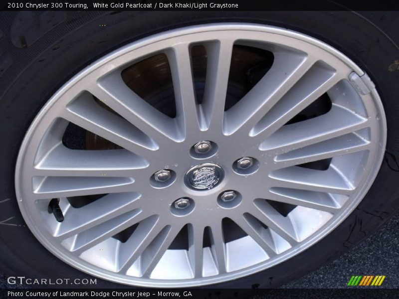 White Gold Pearlcoat / Dark Khaki/Light Graystone 2010 Chrysler 300 Touring