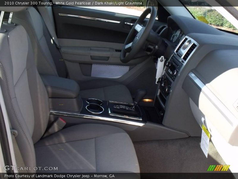 White Gold Pearlcoat / Dark Khaki/Light Graystone 2010 Chrysler 300 Touring