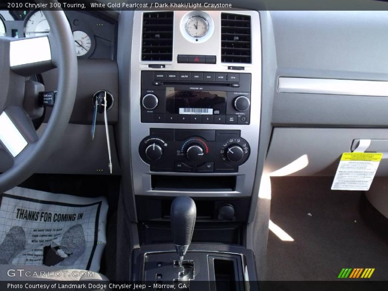 White Gold Pearlcoat / Dark Khaki/Light Graystone 2010 Chrysler 300 Touring