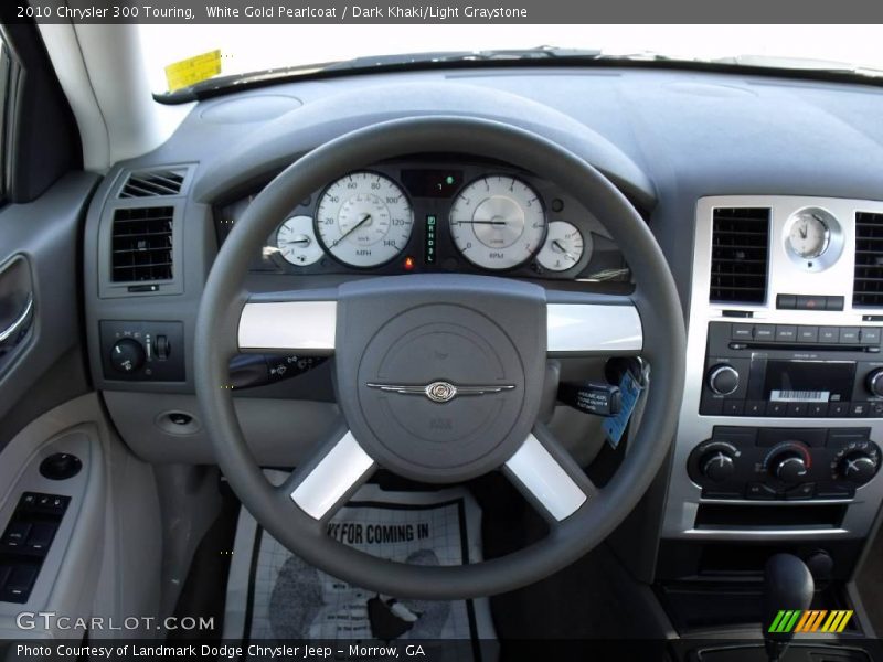 White Gold Pearlcoat / Dark Khaki/Light Graystone 2010 Chrysler 300 Touring