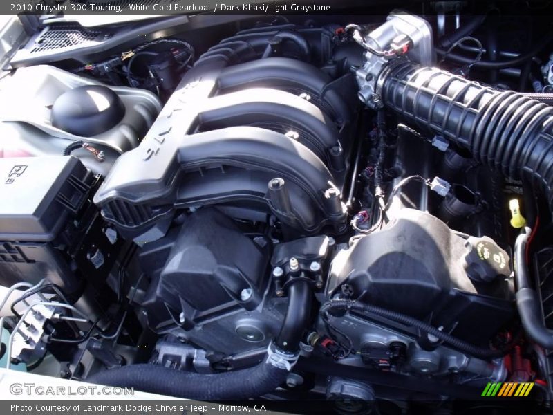 White Gold Pearlcoat / Dark Khaki/Light Graystone 2010 Chrysler 300 Touring