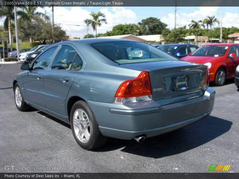Platinum Green Metallic / Taupe/Light Taupe 2005 Volvo S60 2.5T