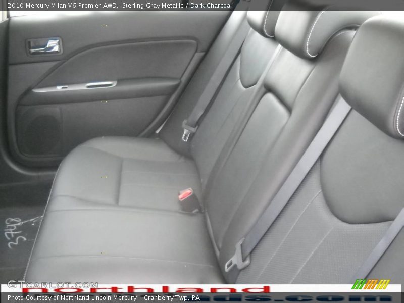Sterling Gray Metallic / Dark Charcoal 2010 Mercury Milan V6 Premier AWD