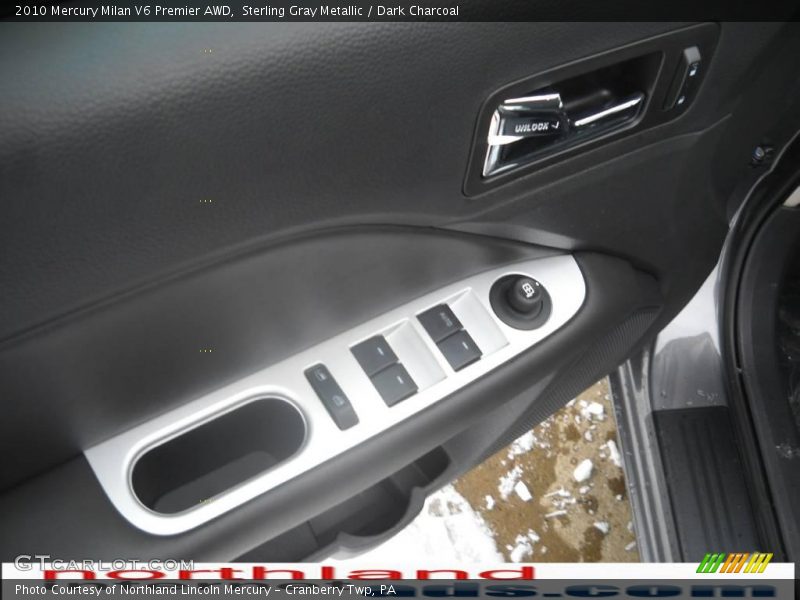 Sterling Gray Metallic / Dark Charcoal 2010 Mercury Milan V6 Premier AWD