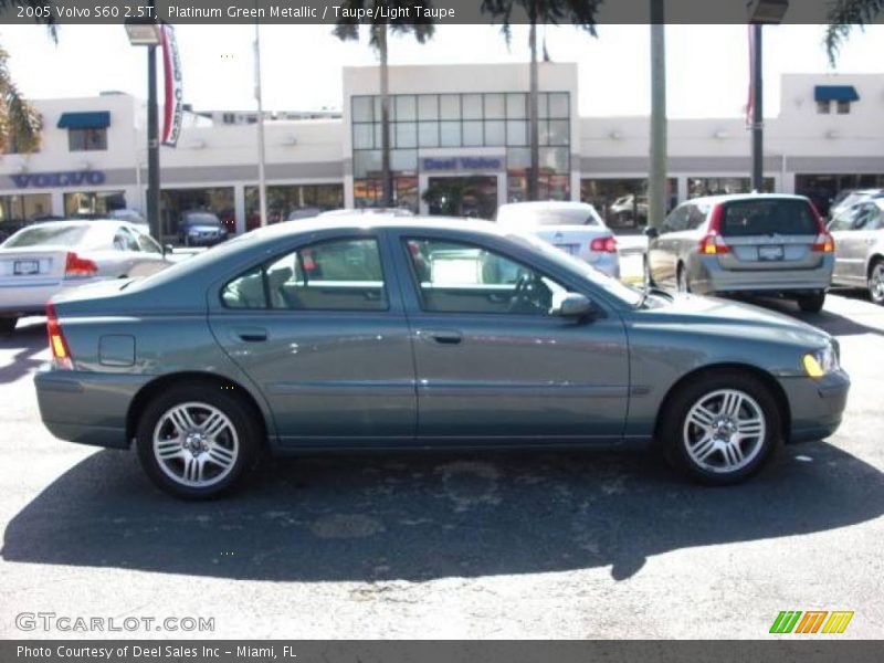 Platinum Green Metallic / Taupe/Light Taupe 2005 Volvo S60 2.5T