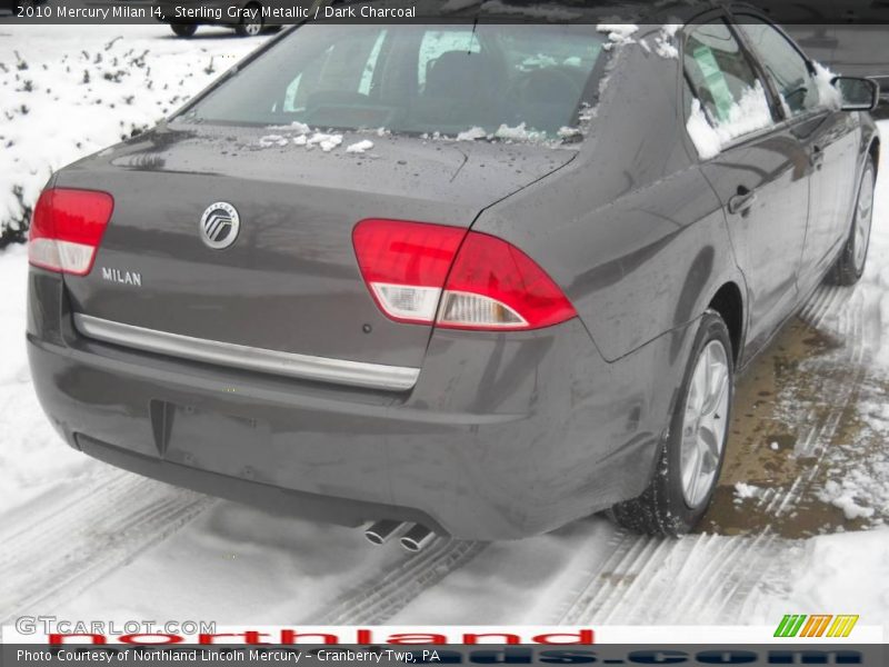 Sterling Gray Metallic / Dark Charcoal 2010 Mercury Milan I4