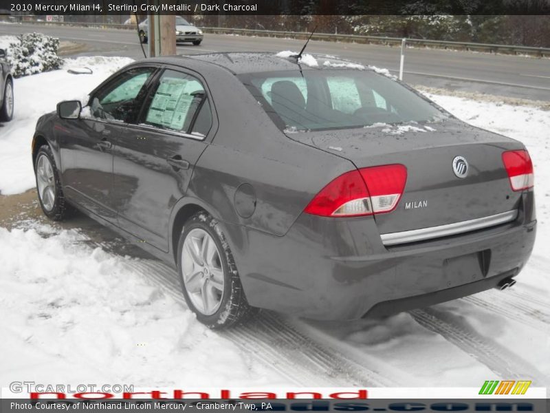 Sterling Gray Metallic / Dark Charcoal 2010 Mercury Milan I4