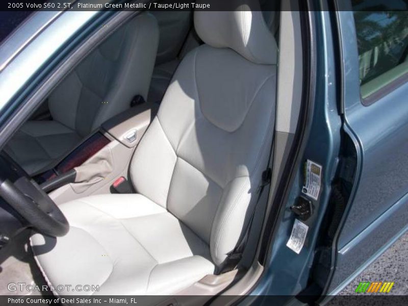 Platinum Green Metallic / Taupe/Light Taupe 2005 Volvo S60 2.5T