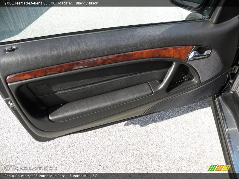 Black / Black 2001 Mercedes-Benz SL 500 Roadster