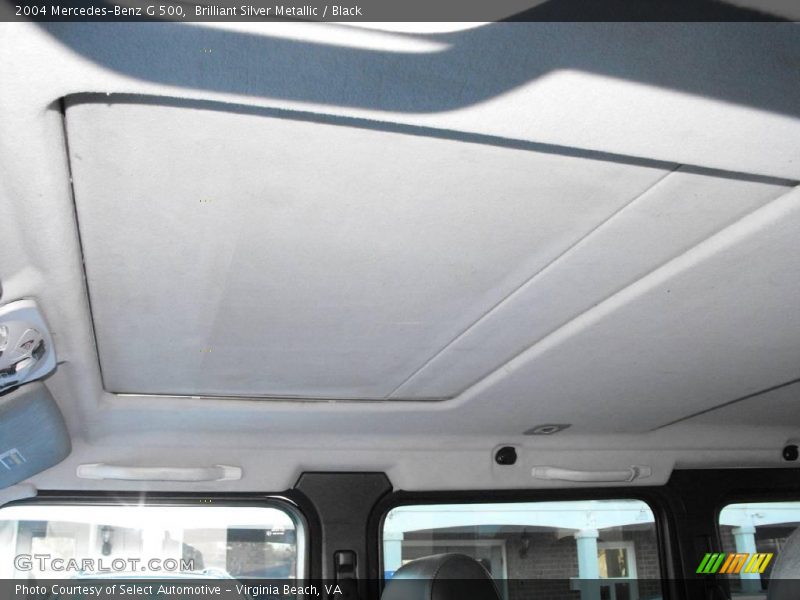 Brilliant Silver Metallic / Black 2004 Mercedes-Benz G 500