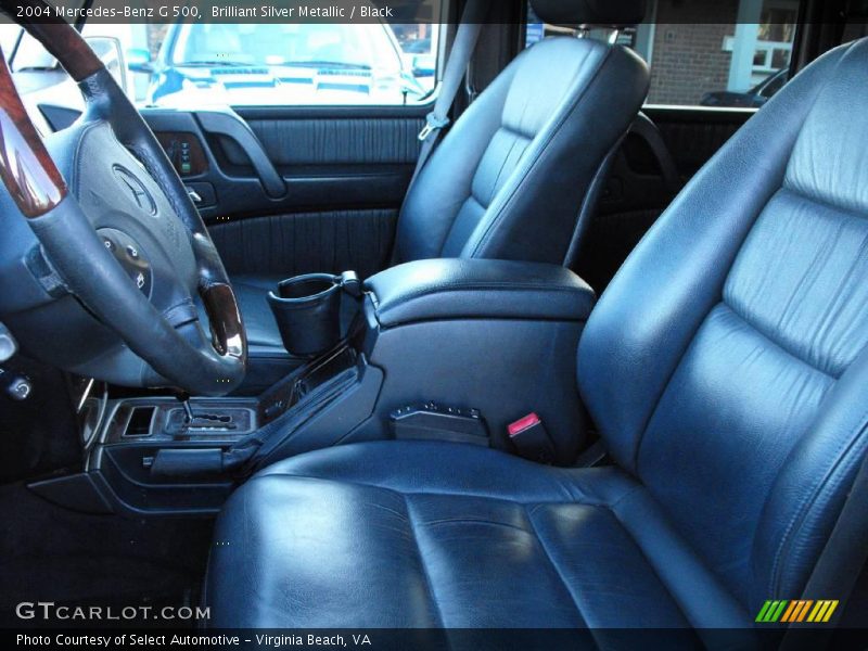 Brilliant Silver Metallic / Black 2004 Mercedes-Benz G 500