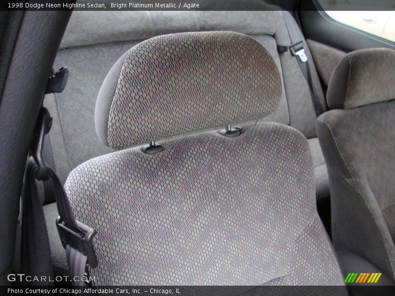 Bright Platinum Metallic / Agate 1998 Dodge Neon Highline Sedan
