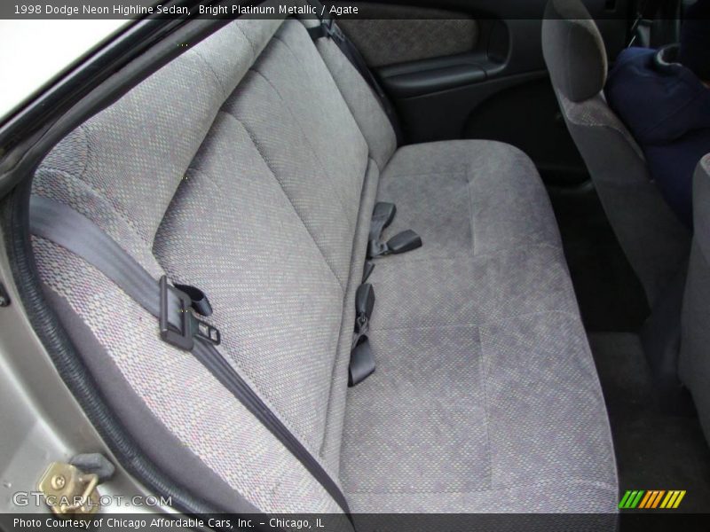 Bright Platinum Metallic / Agate 1998 Dodge Neon Highline Sedan