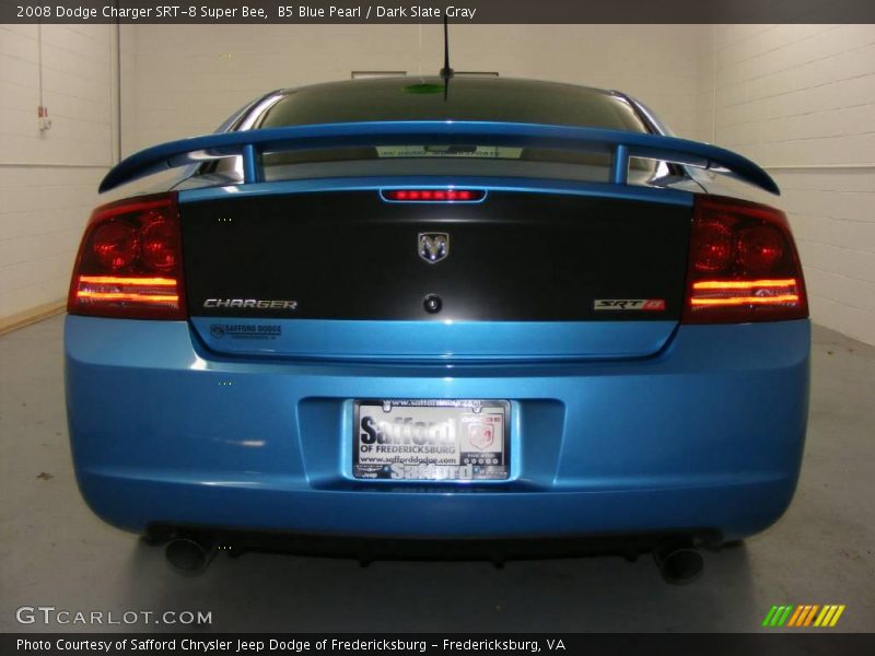 B5 Blue Pearl / Dark Slate Gray 2008 Dodge Charger SRT-8 Super Bee