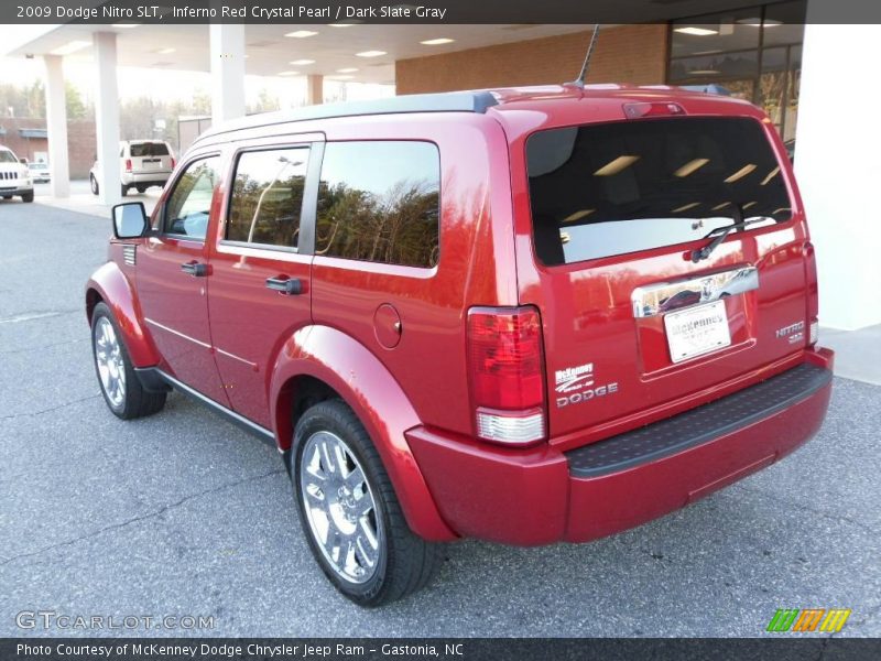 Inferno Red Crystal Pearl / Dark Slate Gray 2009 Dodge Nitro SLT