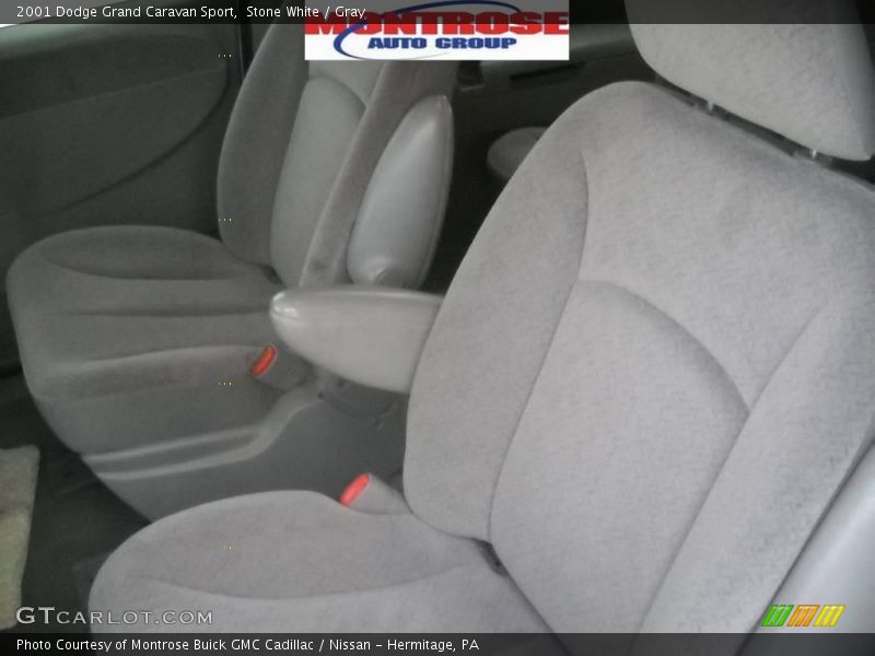 Stone White / Gray 2001 Dodge Grand Caravan Sport