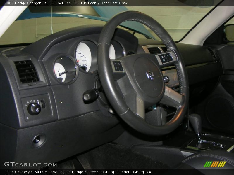 B5 Blue Pearl / Dark Slate Gray 2008 Dodge Charger SRT-8 Super Bee