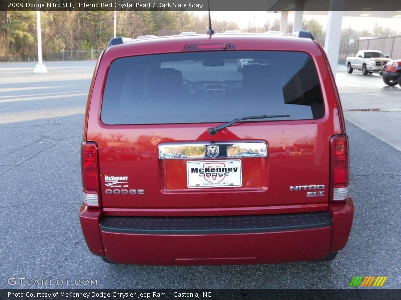 Inferno Red Crystal Pearl / Dark Slate Gray 2009 Dodge Nitro SLT