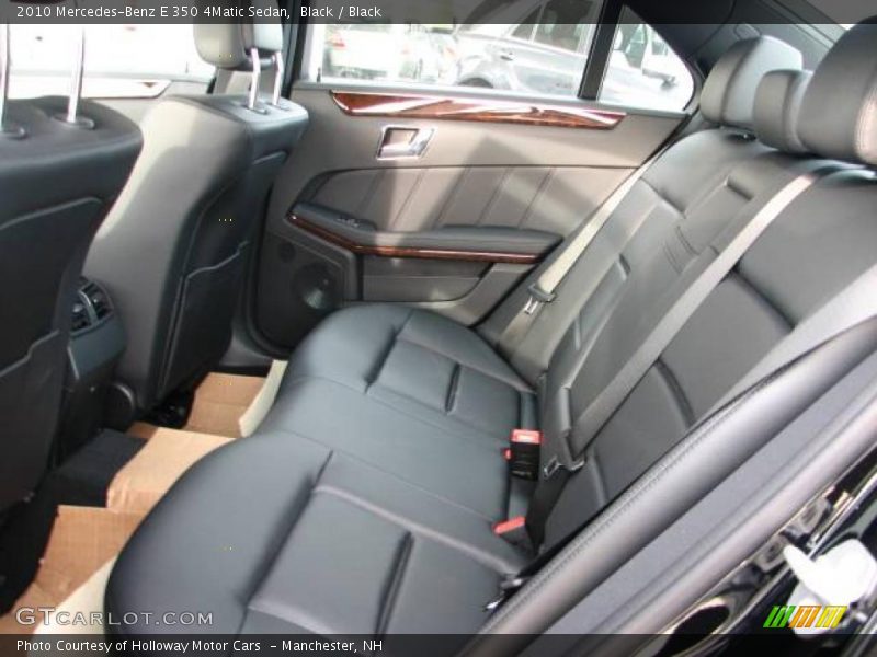 Black / Black 2010 Mercedes-Benz E 350 4Matic Sedan