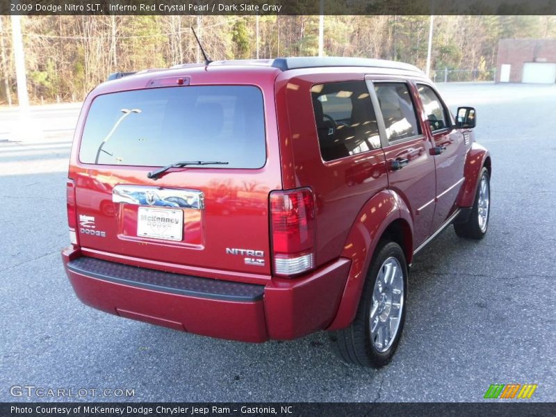Inferno Red Crystal Pearl / Dark Slate Gray 2009 Dodge Nitro SLT