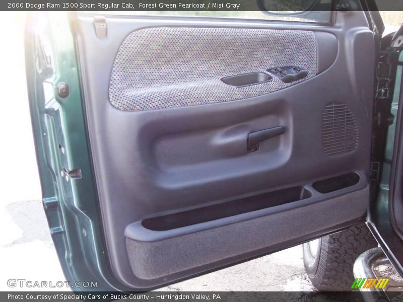 Forest Green Pearlcoat / Mist Gray 2000 Dodge Ram 1500 Sport Regular Cab