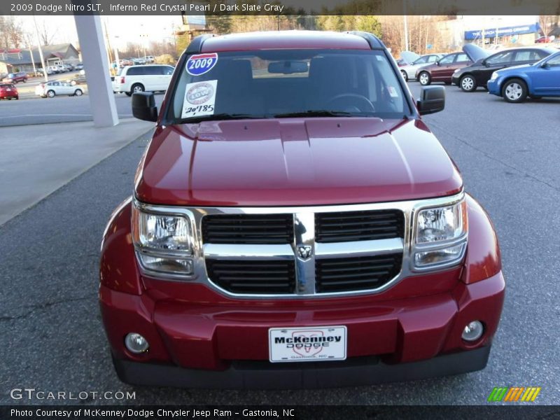 Inferno Red Crystal Pearl / Dark Slate Gray 2009 Dodge Nitro SLT