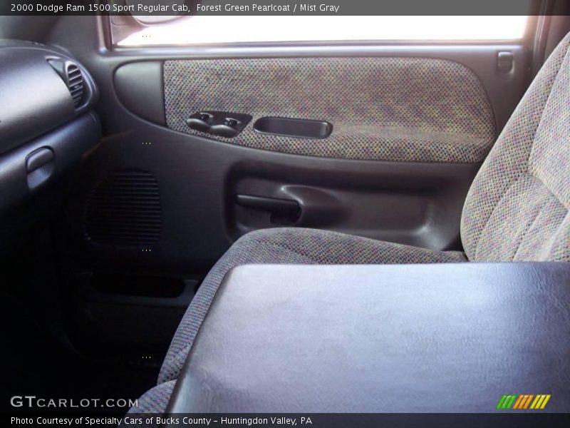 Forest Green Pearlcoat / Mist Gray 2000 Dodge Ram 1500 Sport Regular Cab