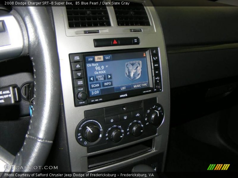B5 Blue Pearl / Dark Slate Gray 2008 Dodge Charger SRT-8 Super Bee