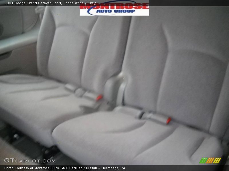 Stone White / Gray 2001 Dodge Grand Caravan Sport