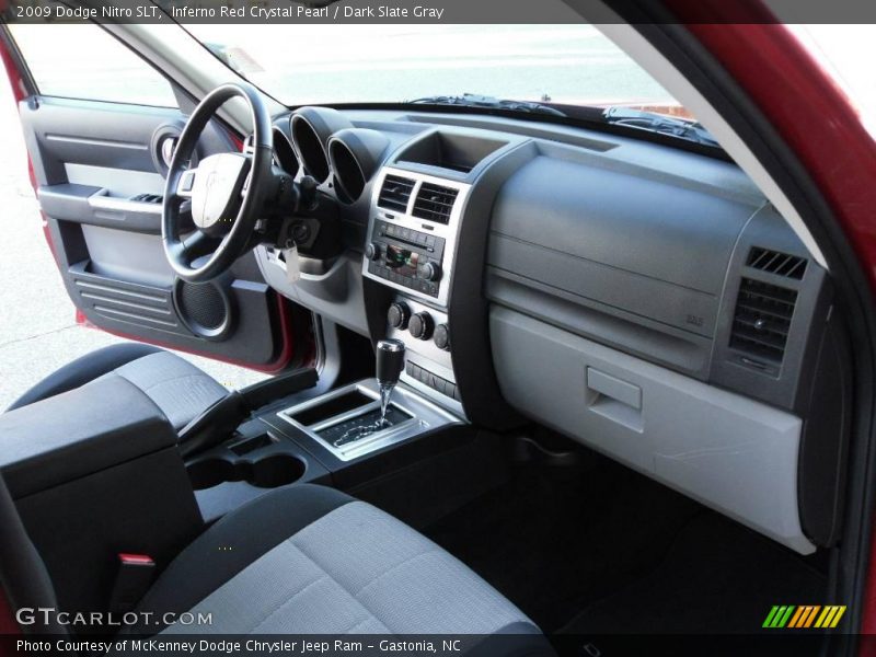 Inferno Red Crystal Pearl / Dark Slate Gray 2009 Dodge Nitro SLT