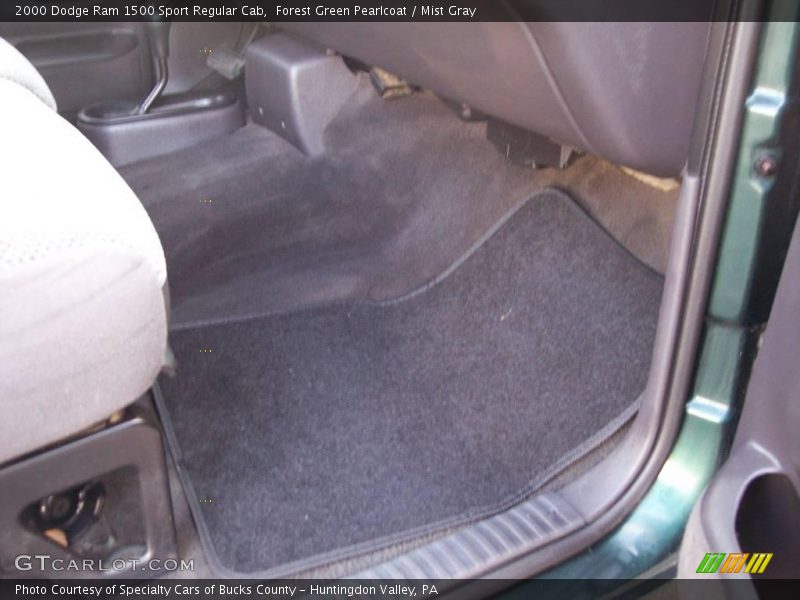 Forest Green Pearlcoat / Mist Gray 2000 Dodge Ram 1500 Sport Regular Cab
