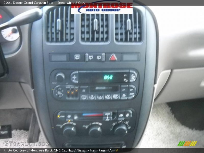 Stone White / Gray 2001 Dodge Grand Caravan Sport