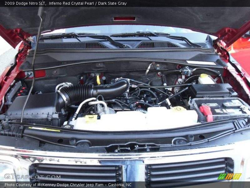 Inferno Red Crystal Pearl / Dark Slate Gray 2009 Dodge Nitro SLT
