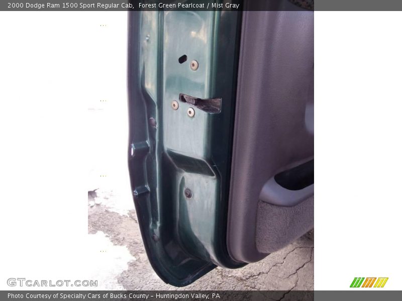 Forest Green Pearlcoat / Mist Gray 2000 Dodge Ram 1500 Sport Regular Cab