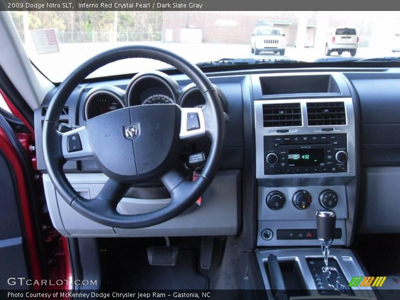 Inferno Red Crystal Pearl / Dark Slate Gray 2009 Dodge Nitro SLT